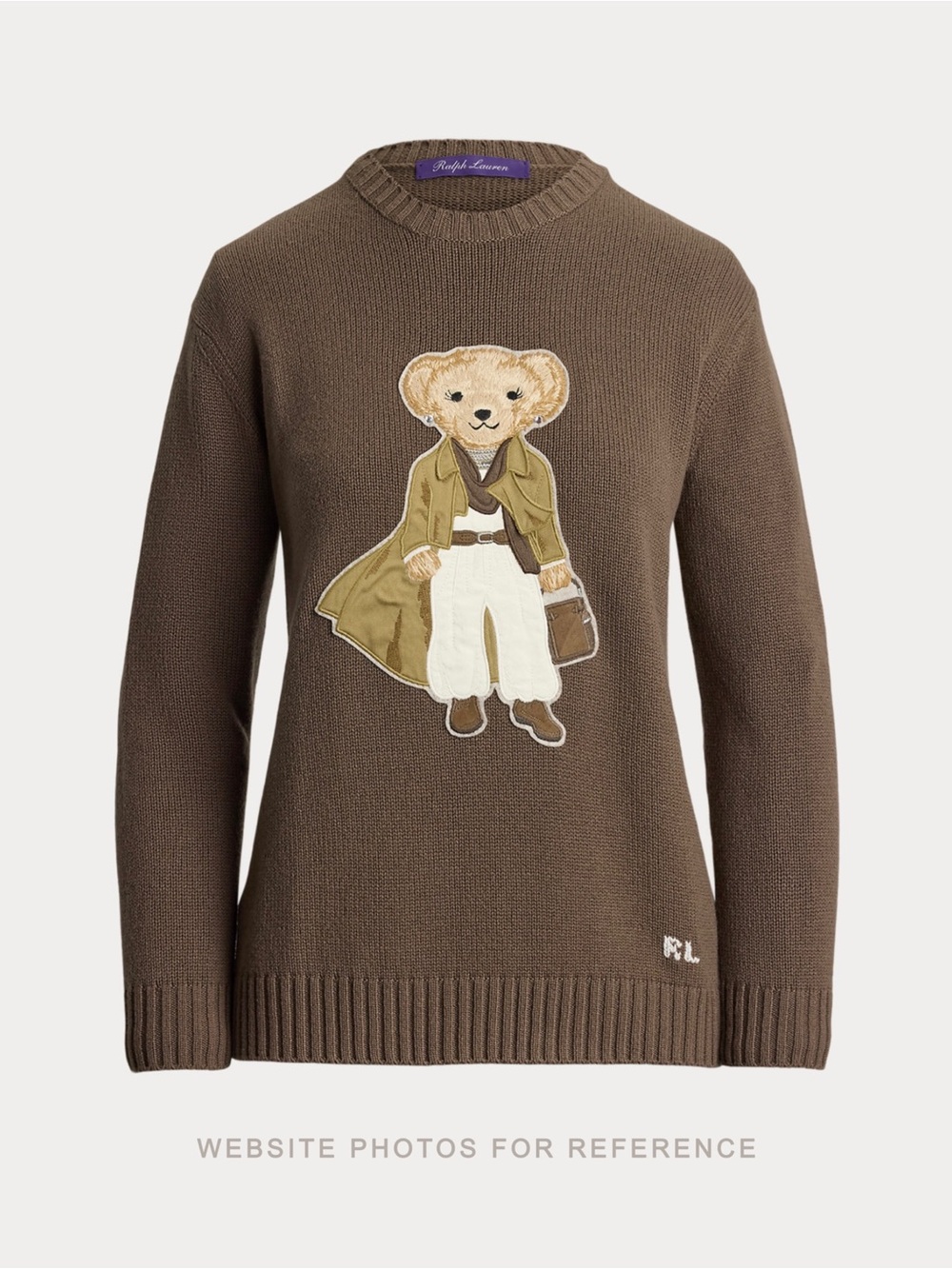 Ralph Lauren Collection Pre-Fall Bear Cashmere Sweater